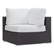 outdoor pit couch Modway Furniture Sofa Sectionals Espresso White