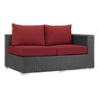 sectional sofa bed Modway Furniture Sofa Sectionals Canvas Red