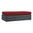outdoor wicker accent chair Modway Furniture Sofa Sectionals Canvas Red