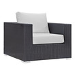 leather modern lounge chair Modway Furniture Sofa Sectionals Espresso White