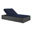 patio decor Modway Furniture Daybeds and Lounges Chocolate Navy