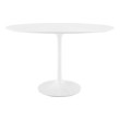 grey bench dining table Modway Furniture Bar and Dining Tables White