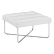 upholstered bench with storage and back Modway Furniture Lounge Chairs and Chaises White