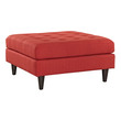 upholstered bench footstool Modway Furniture Benches and Stools Atomic Red