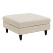 button arm chair Modway Furniture Benches and Stools Beige