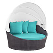 quality outdoor furniture brands Modway Furniture Daybeds and Lounges Espresso Turquoise