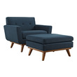 leather wingback chair Modway Furniture Sofas and Armchairs Azure
