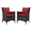 back porch furniture Modway Furniture Bar and Dining Espresso Red