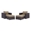white sofa outdoor Modway Furniture Sofa Sectionals Espresso Mocha