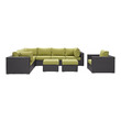balcony corner couch Modway Furniture Sofa Sectionals Espresso Peridot