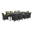 casual dining room sets Modway Furniture Bar and Dining Espresso Peridot