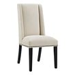 upholstered chairs for dining table Modway Furniture Dining Chairs Beige