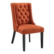 grey and walnut dining chairs Modway Furniture Dining Chairs Orange