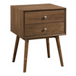 buy bedside cabinet Modway Furniture Case Goods Walnut