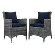 lounge dining set outlet Modway Furniture Bar and Dining Canvas Navy