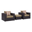 outdoor aluminum sofa Modway Furniture Sofa Sectionals Espresso Mocha