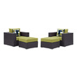covered outdoor loveseat Modway Furniture Sofa Sectionals Espresso Peridot