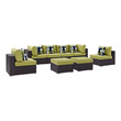 white outdoor pillow Modway Furniture Sofa Sectionals Espresso Peridot