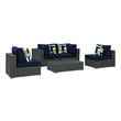backyard sectional couch Modway Furniture Sofa Sectionals Canvas Navy