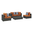 3 piece outdoor patio Modway Furniture Sofa Sectionals Canvas Tuscan