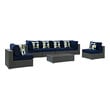 patio love seat cover Modway Furniture Sofa Sectionals Canvas Navy