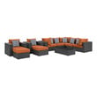 buy 3 piece outdoor setting Modway Furniture Sofa Sectionals Canvas Tuscan