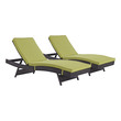 patio sofa set with fire pit Modway Furniture Daybeds and Lounges Outdoor Lounge and Lounge Sets Espresso Peridot