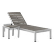 outdoor lounge black friday Modway Furniture Daybeds and Lounges Silver Gray