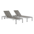 best garden lounge sets Modway Furniture Daybeds and Lounges Silver Gray