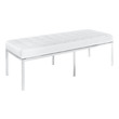 navy upholstered ottoman Modway Furniture Benches and Stools Cream White