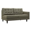 modern designer sofa Modway Furniture Sofa Sectionals Oatmeal