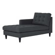 pink modern couch Modway Furniture Sofas and Armchairs Gray