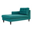 leather couch Modway Furniture Sofas and Armchairs Teal