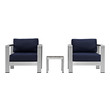 lanai furniture stores near me Modway Furniture Sofa Sectionals Silver Navy