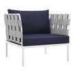 cream velvet armchair Modway Furniture Sofa Sectionals White Navy