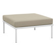 armed storage ottoman bench Modway Furniture Sofa Sectionals White Beige