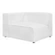 small sectional sofa black Modway Furniture Sofas and Armchairs White
