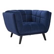 velvet brown chair Modway Furniture Sofas and Armchairs Chairs Navy