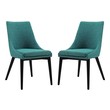 grey white dining table and chairs Modway Furniture Dining Chairs Teal