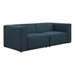 grey couch with chaise lounge Modway Furniture Sofas and Armchairs Blue