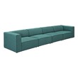 white sofa bed sectional Modway Furniture Sofas and Armchairs Teal
