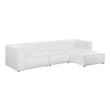green couch chaise Modway Furniture Sofas and Armchairs White