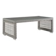 patio storage side table Modway Furniture Bar and Dining Gray