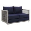 oversized chaise sofa Modway Furniture Sofa Sectionals Gray Navy