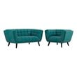 long lounges Modway Furniture Sofas and Armchairs Teal