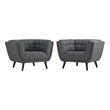 relax chair living room Modway Furniture Sofas and Armchairs Gray