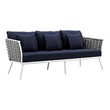 piece by piece sectional couch Modway Furniture Sofa Sectionals White navy
