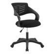white executive office chair Modway Furniture Office Chairs Black