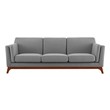 large sectional couch Modway Furniture Sofas and Armchairs Light Gray