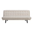 pull out couch white Modway Furniture Sofas and Armchairs Beige